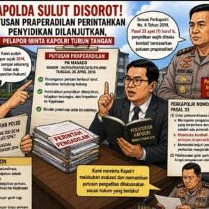 Kasus 2014 Belum Tuntas Meski Ada Putusan Praperadilan,Kapolda Sulut Jadi Sorotan