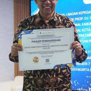 IKPA 100, BNNK Sleman Raih Predikat Sangat Baik dalam Pengelolaan Anggaran