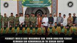 Peringati Maulid Nabi Muhammad SAW, Kodim 0906/Kkr Perkuat Keimanan dan Kemanunggalan TNI Dengan Rakyat