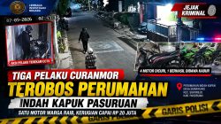 Tiga Pelaku Curanmor Terobos Perumahan Indah Kapuk Pasuruan, Satu Motor Warga Raib