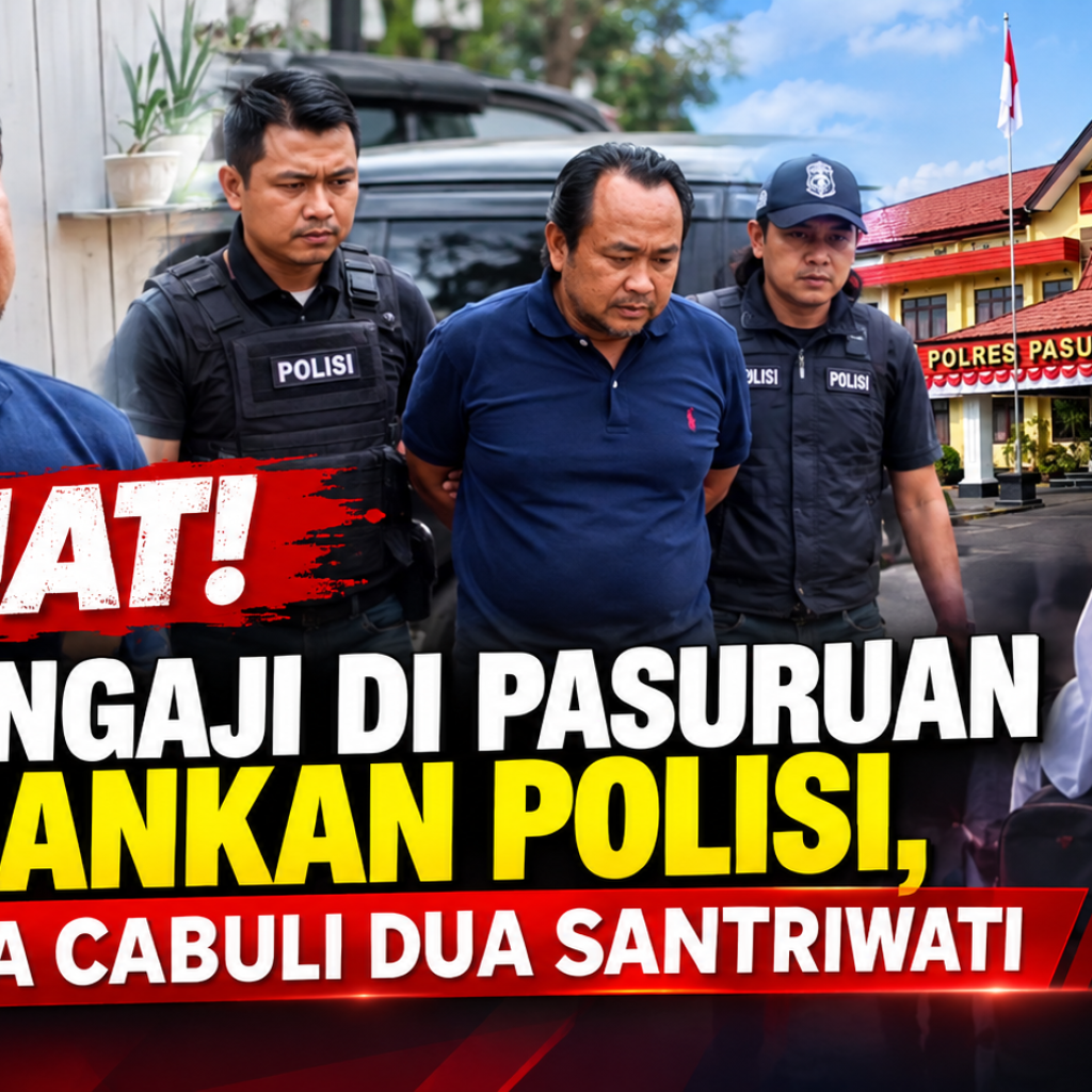 Guru Ngaji di Pasuruan Diamankan Polisi, Diduga Cabuli Dua Santriwati