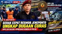 DPD LIN Sulsel Apresiasi Gerak Cepat Satreskrim Polres Jeneponto Ungkap Dugaan Curas