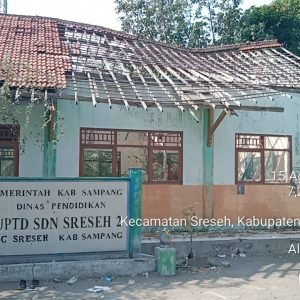Kondisi Memprihatinkan, Atap Gedung UPTD SDN Sreseh 2 Sampang Ambruk dan Butuh Penanganan Serius Dinas Pendidikan