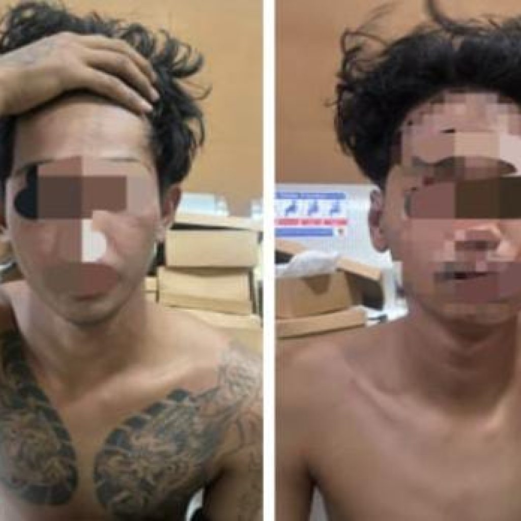 Dua Pemuda Diamankan Polisi Bawa Celurit di Depan Pengadilan Negeri Bantul
