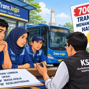 Lembur Kru Trans Jogja Jadi Sorotan, KSBSI Desak Pemprov DIY Buka Data dan Duduk Bersama