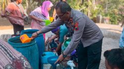 Polres Kebumen Salurkan 15 Ribu Liter Air Bersih ke Tiga Desa