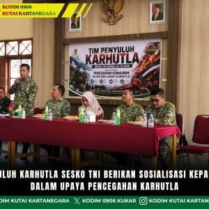 Lindungi Kesehatan Warga dari Dampak Karhutla, Tim Penyuluh Sesko TNI Gencarkan Edukasi