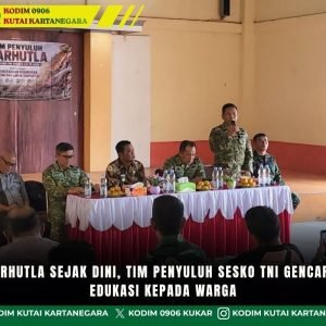 Cegah Karhutla Sejak Dini, Tim Penyuluh Sesko TNI Gencar Berikan Edukasi kepada Warga